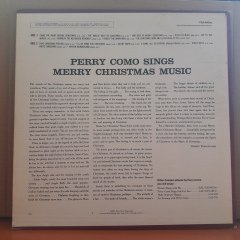 PERRY COMO SINGS MERRY CHRISTMAS MUSIC (1961) - LP 2.EL PLAK