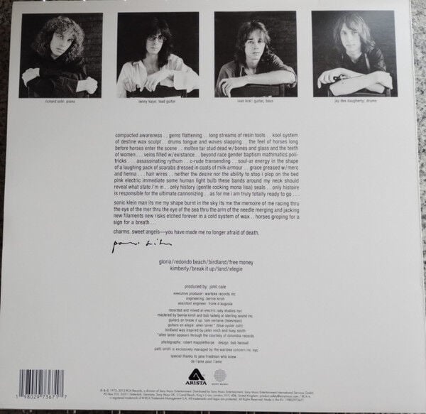 PATTI SMITH - HORSES (1975) - LP 2025 COLOURED SIFIR PLAK
