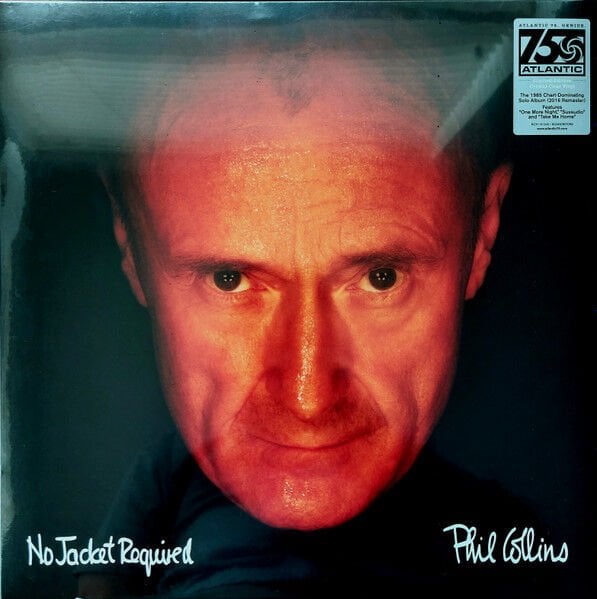 PHIL COLLINS – NO JACKET REQUIRED (1985) - LP 2023 REISSUE LIMITED EDITION CRYSTAL CLEAR VINYL SIFIR PLAK