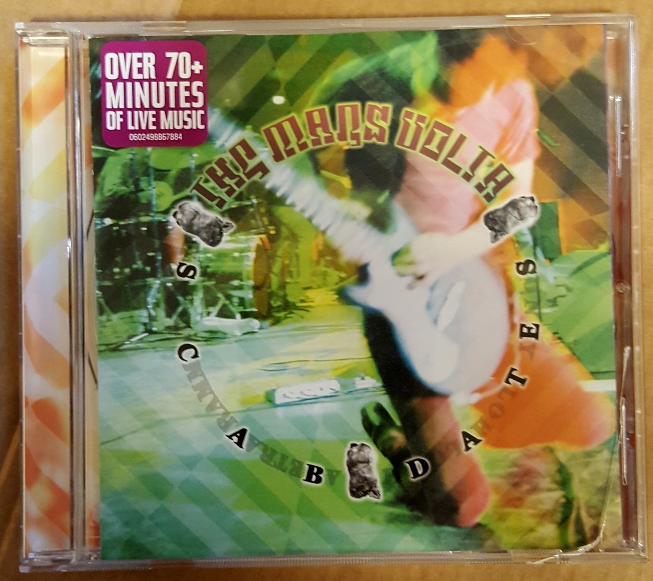 MARS VOLTA SCABOATES (2005) CD LIVE PROGRESSIVE ROCK 2.EL