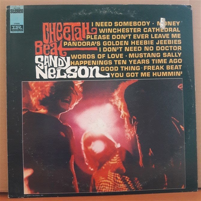 SANDY NELSON - CHEETAH BEAT - LP 2.EL PLAK