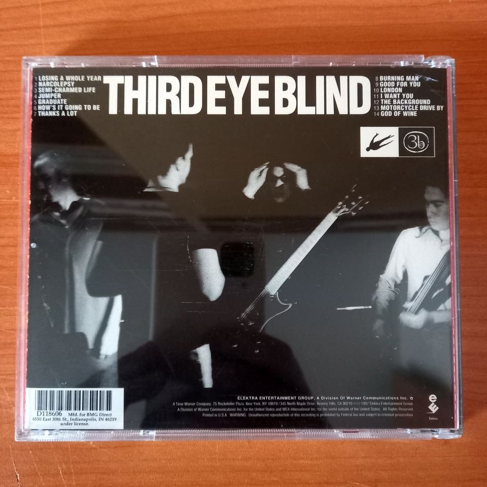 THIRD EYE BLIND – THIRD EYE BLIND (1997) - CD 2.EL