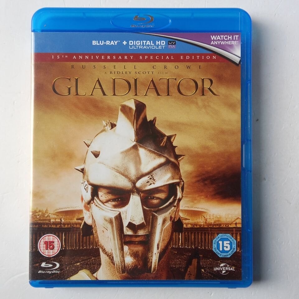 GLADIATOR / 15TH ANNIVERSARY SPECIAL EDITION - RUSSELL CROWE, RIDLEY SCOTT - 2 DİSK BLU-RAY 2.EL