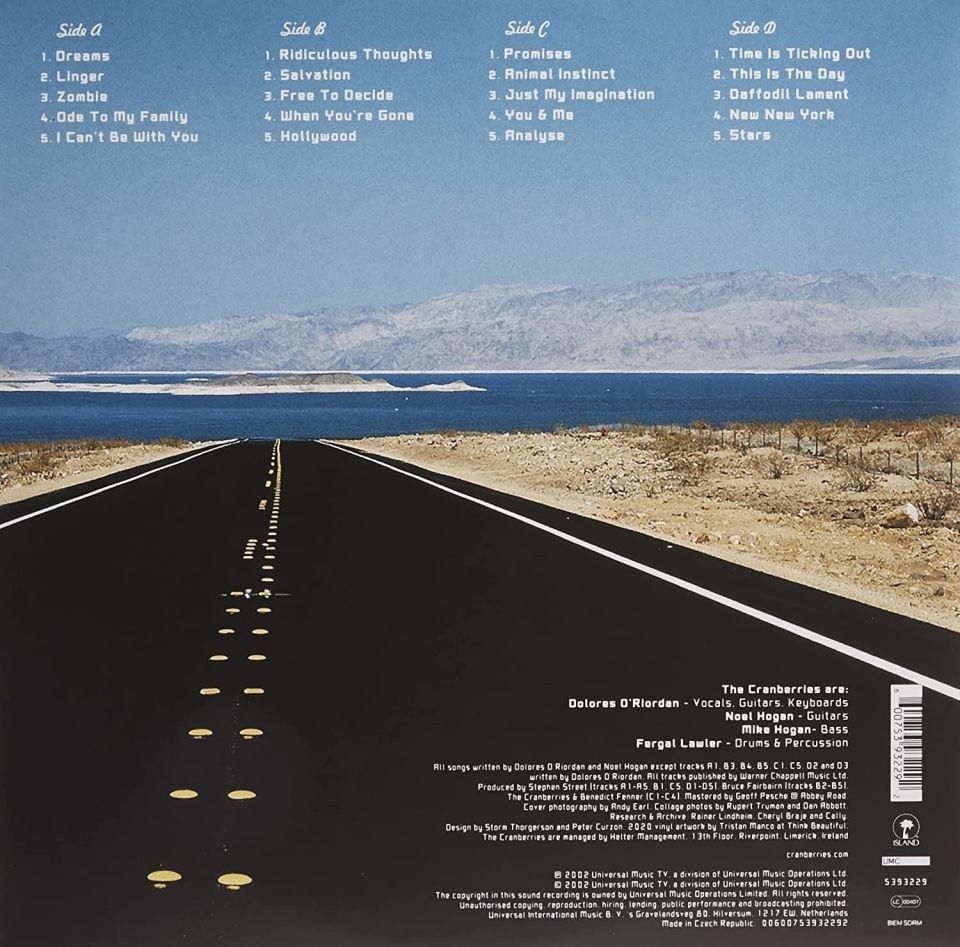 CRANBERRIES - STARS / BEST OF 1992-2002 - 2LP 2022 EDITION SIFIR PLAK