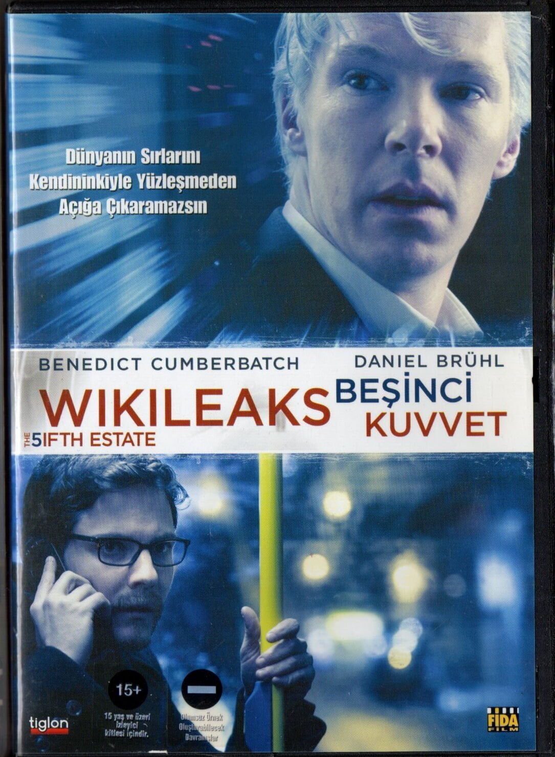 THE FIFTH STATE - WIKILEAKS BEŞİNCİ KUVVET - BENEDICT CUMBERBATCH - DVD 2.EL