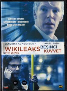 THE FIFTH STATE - WIKILEAKS BEŞİNCİ KUVVET - BENEDICT CUMBERBATCH - DVD 2.EL