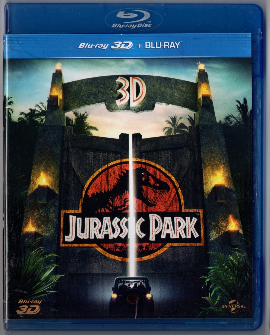 JURASSIC PARK - SAM NEILL - LAURA DERN - STEVEN SPIELBERG - 3D+BLU-RAY 2.EL