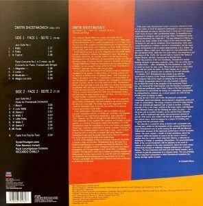 SHOSTAKOVICH, RICCARDO CHAILLY, ROYAL CONCERTGEBOUW ORCHESTRA – THE JAZZ ALBUM (1993) - LP 2016 SIFIR PLAK