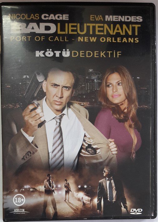KÖTÜ DEDEKTİF - BAD LIEUTENANAT PORT OF CALL NEW ORLEANS - NICOLAS CAGE - EVA MENDES - WERNER HERZOG - DVD 2.EL