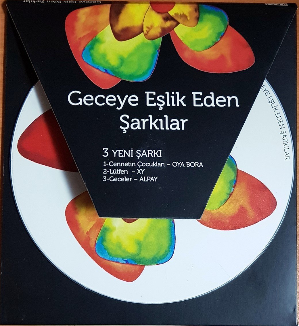 GECEYE EŞLİK EDEN ŞARKILAR / OYA BORA, SEZEN AKSU, YELİZ, HÜMEYRA, NÜKHET DURU, AYTEN ALPMAN (2015) OSSİ MÜZİK CD 2.EL