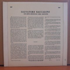 BACCALONI SINGS FOR EVERYONE (1954) - LP 2.EL PLAK