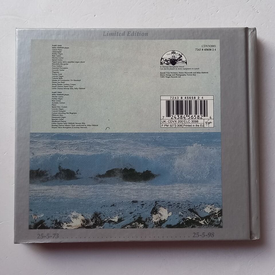 MIKE OLDFIELD – TUBULAR BELLS (1973) - CD REMASTERED 1998 REISSUE 2.EL