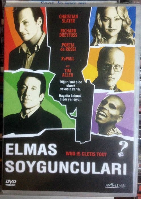 ELMAS SOYGUNCULARI - WHO IS CLETIS TOUT - CHRISTIAN SLATER - RICHARD DREYFUSS - DVD 2.EL