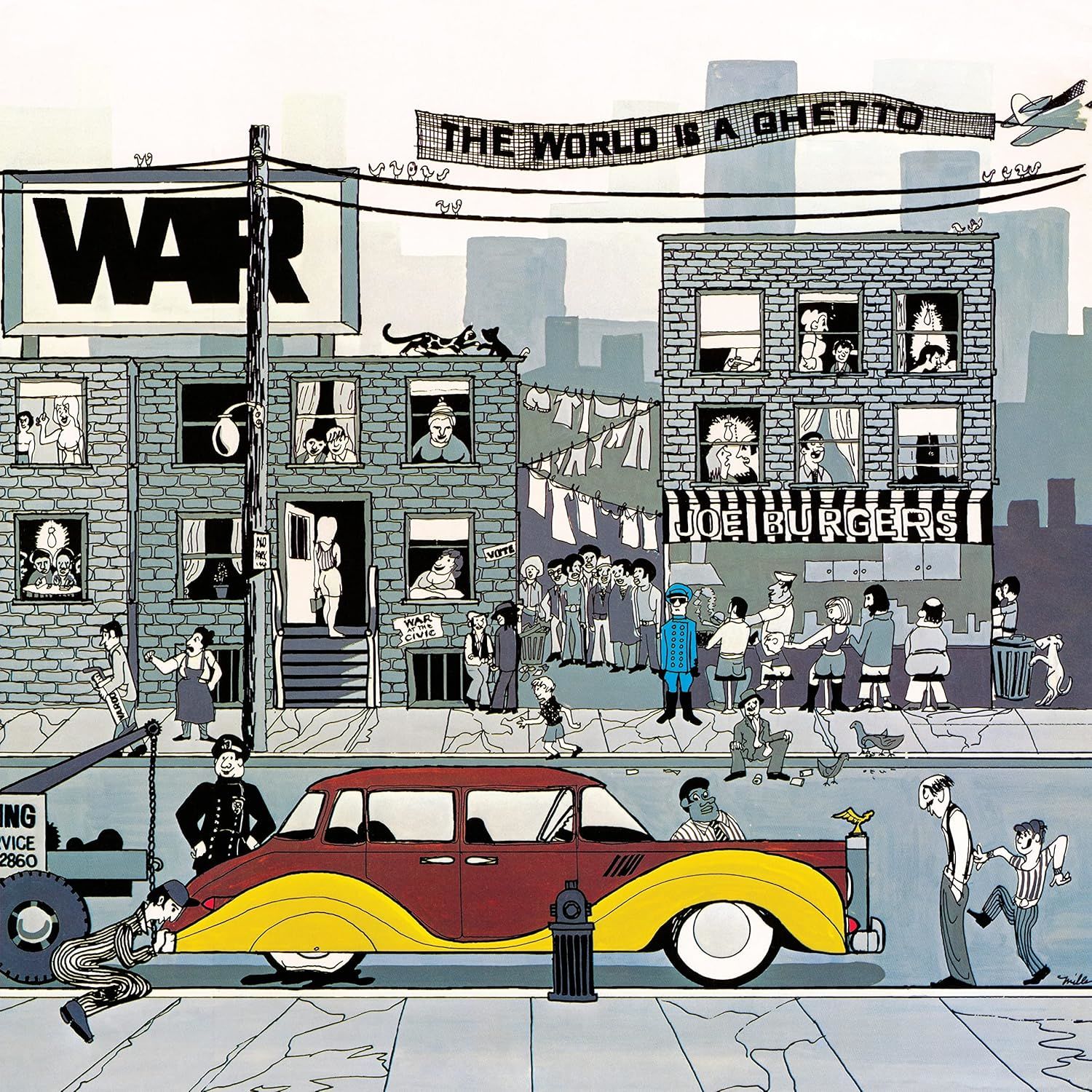 WAR - THE WORLD IS A GHETTO (1972) - LP 2022 EDITION SIFIR PLAK