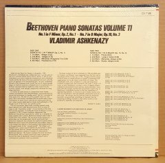 BEETHOVEN - PIANO SONATAS VOL 11/ ASKENAZY (1980) - LP DÖNEM BASKI SIFIR PLAK