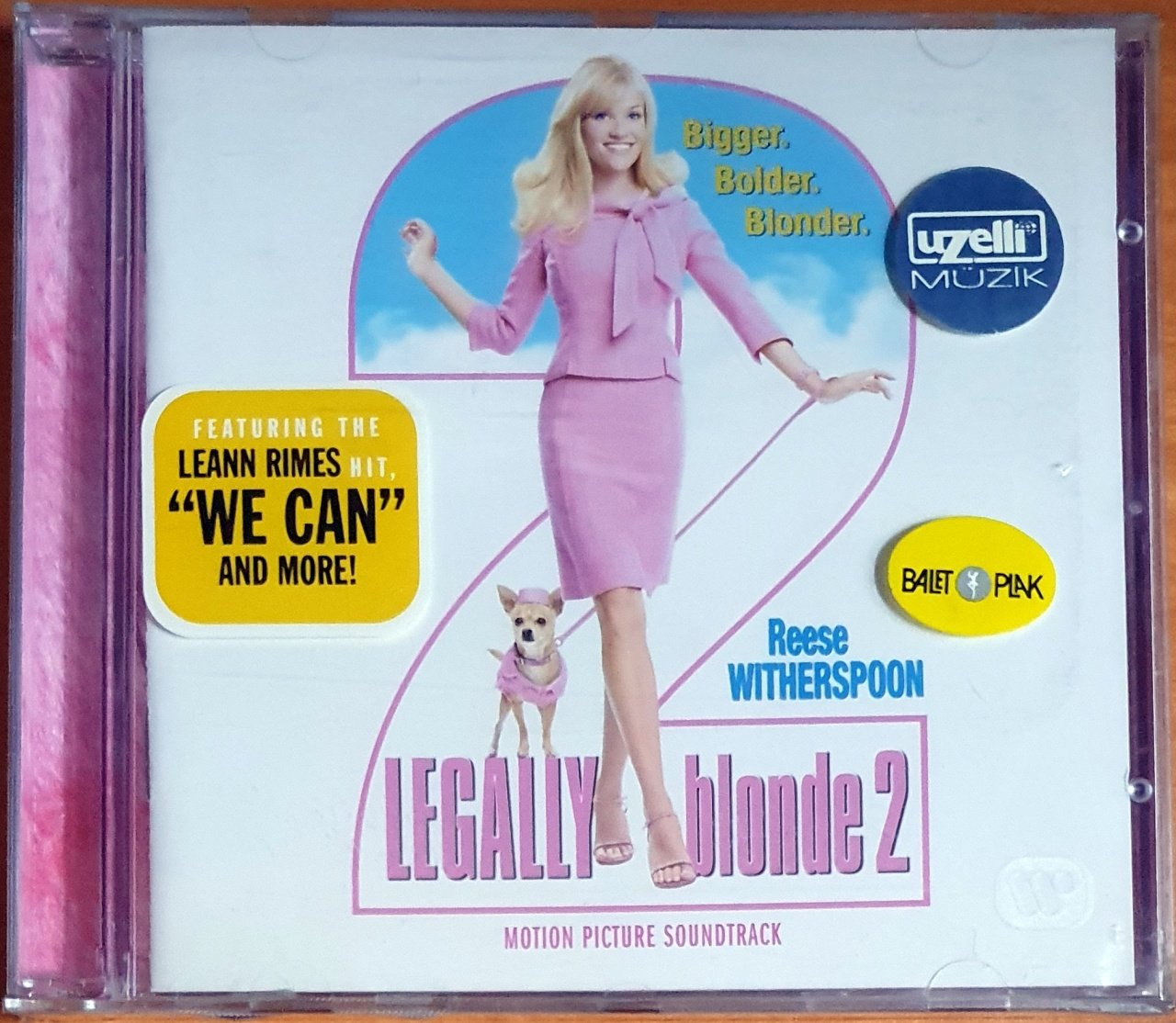 LEGALLY BLONDE 2 SOUNDTRACK / LEANN RIMES, HOPE 7, GEORGE CLINTON, JOHN LENNON, LOU REED, EURYTHMICS (2003) - CD SIFIR