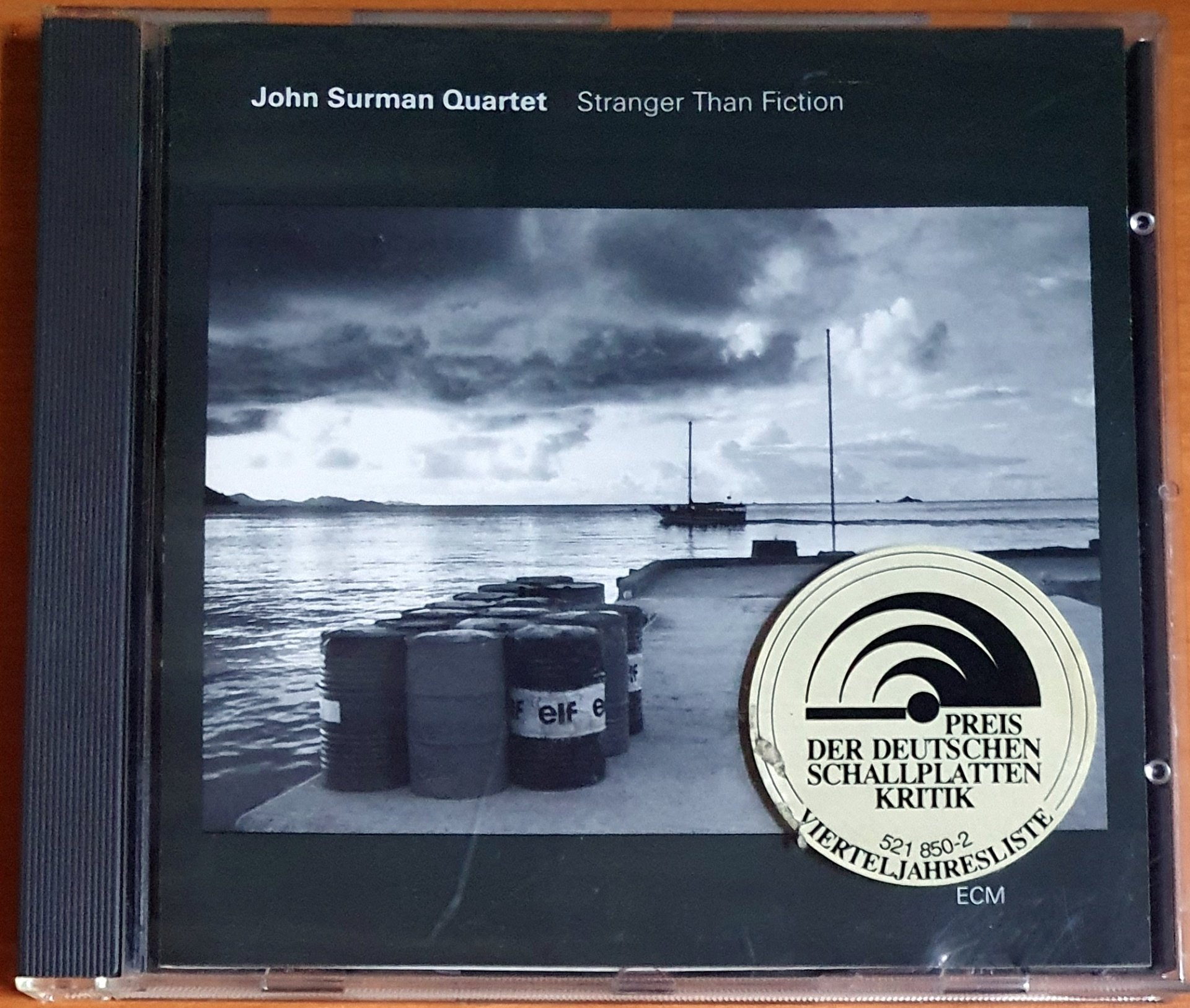 JOHN SURMAN QUARTET - STRANGER THAN FICTION (1994) - CD ECM RECORDS 2.EL