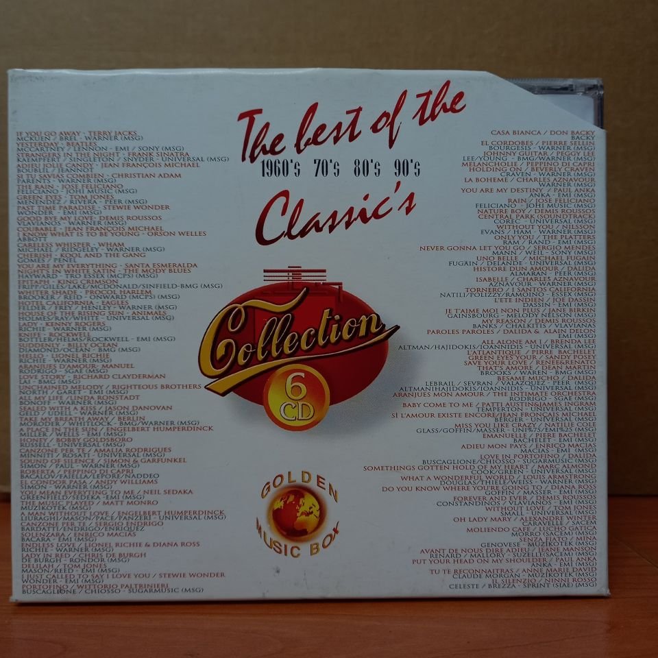 THE BEST OF THE 1960'S 70'S 80'S 90'S CLASSIC'S - 6CD SIFIR