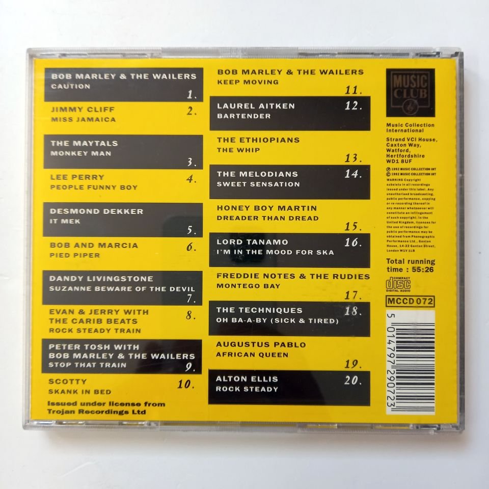 THE ROOTS OF REGGAE III - BOB MARLEY & THE WAILERS, JIMMY CLIFF, TOOTS & THE MAYTALS, LEE PERRY, DESMOND DEKKER,... (1992) - CD 2.EL