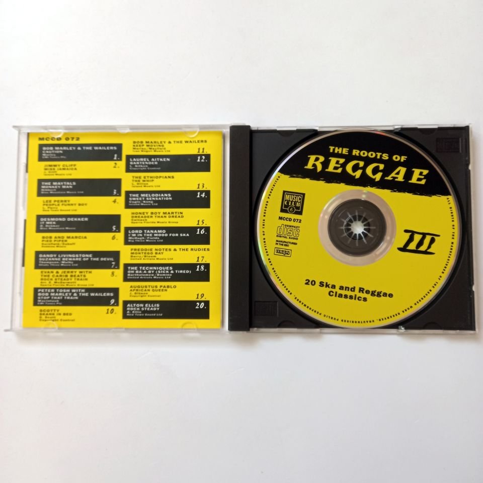 THE ROOTS OF REGGAE III - BOB MARLEY & THE WAILERS, JIMMY CLIFF, TOOTS & THE MAYTALS, LEE PERRY, DESMOND DEKKER,... (1992) - CD 2.EL