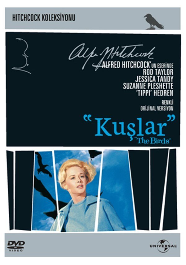 KUŞLAR - THE BIRDS - ROD TAYLOR - JESSICA TANDY - ALFRED HITCHCOCK - DVD 2.EL