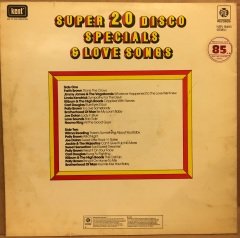 SUPER 20 DISCO SPECIALS & LOVE SONGS 1976 2.EL PLAK KARIŞIK