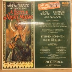 A LITTLE NIGHT MUSIC, STEPHEN SONDHEIM MUSICAL (1975) SIFIR PLAK