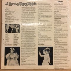 A LITTLE NIGHT MUSIC, STEPHEN SONDHEIM MUSICAL (1975) SIFIR PLAK