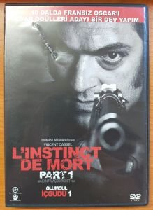 L'INSTINCT DE MORT - PART 1 - ÖLÜMCÜL İÇGÜDÜ 1 - VINCENT CASSEL - DVD 2.EL