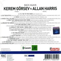 KEREM GÖRSEV & ALLAN HARRIS - BACK AGAIN  - CD DIGIPACK 2.EL