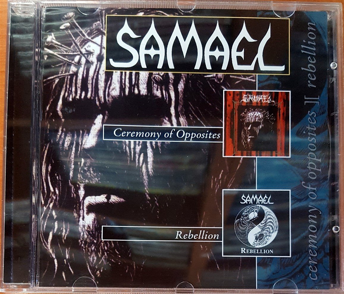 SAMAEL - CEREMONY OF OPPOSITES + REBELLION (2001) BLACK METAL CD 2.EL