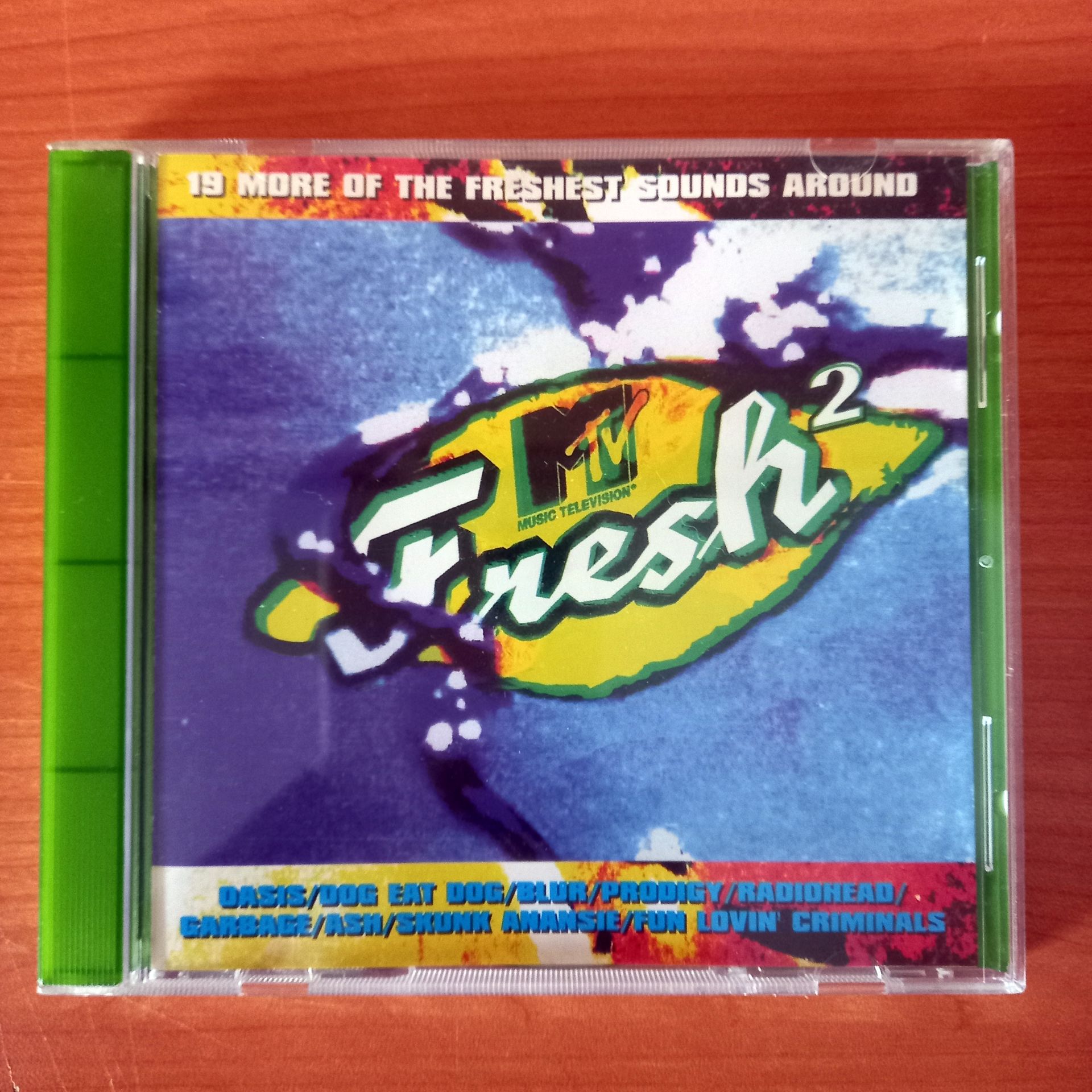 MTV FRESH 2 / OASIS, DOG EAT DOG, BLUR, PRODIGY, RADIOHEAD, GARBAGE, ASH, SKUNK ANANSIE, FUN LOVIN' CRIMINALS, BUSH, BE (1996) - CD 2.EL