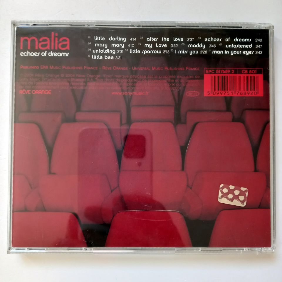 MALIA – ECHOES OF DREAMS (2004) - CD 2.EL