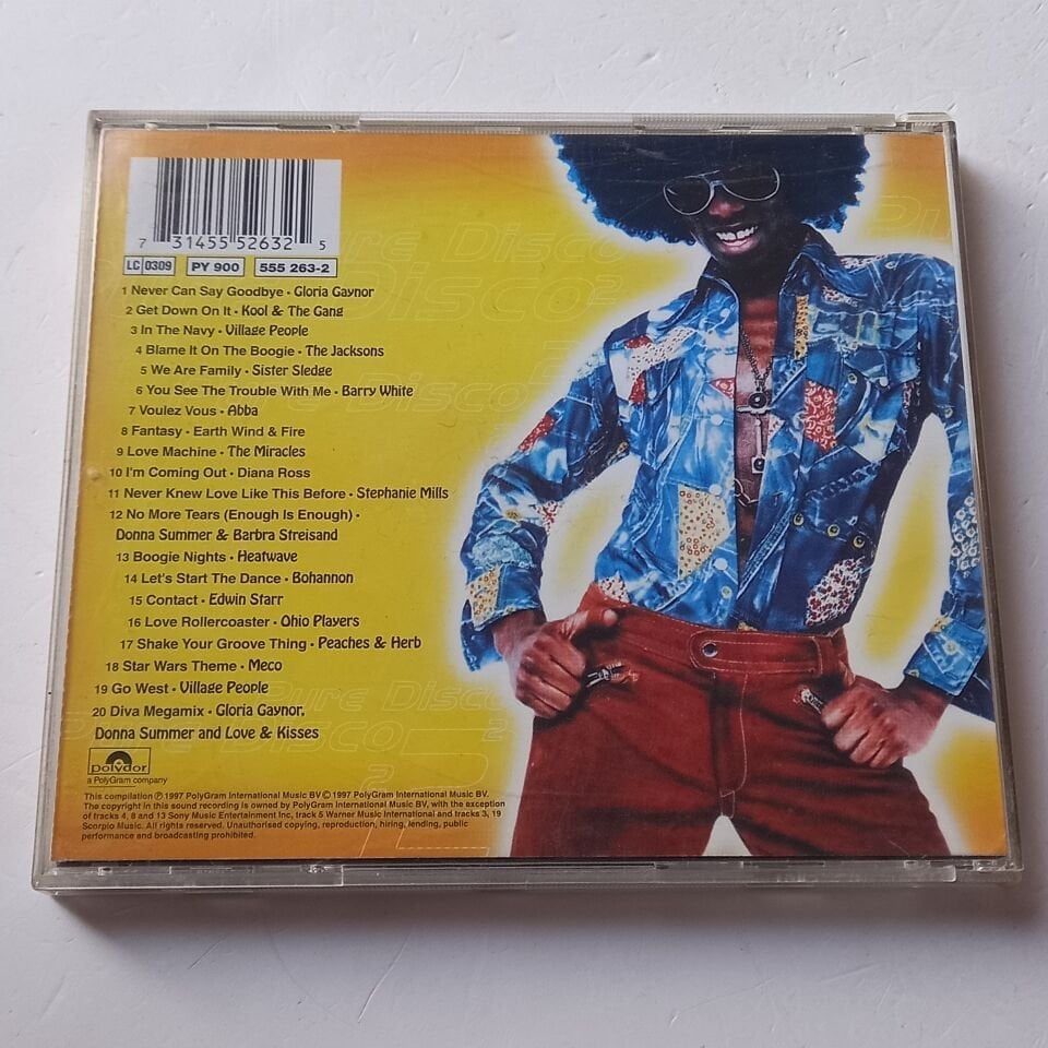 PURE DISCO 2 (1997) ABBA JACKSONS SISTER SLEDGE KOOL 6 THE GANG BOHANNON - CD 2.EL