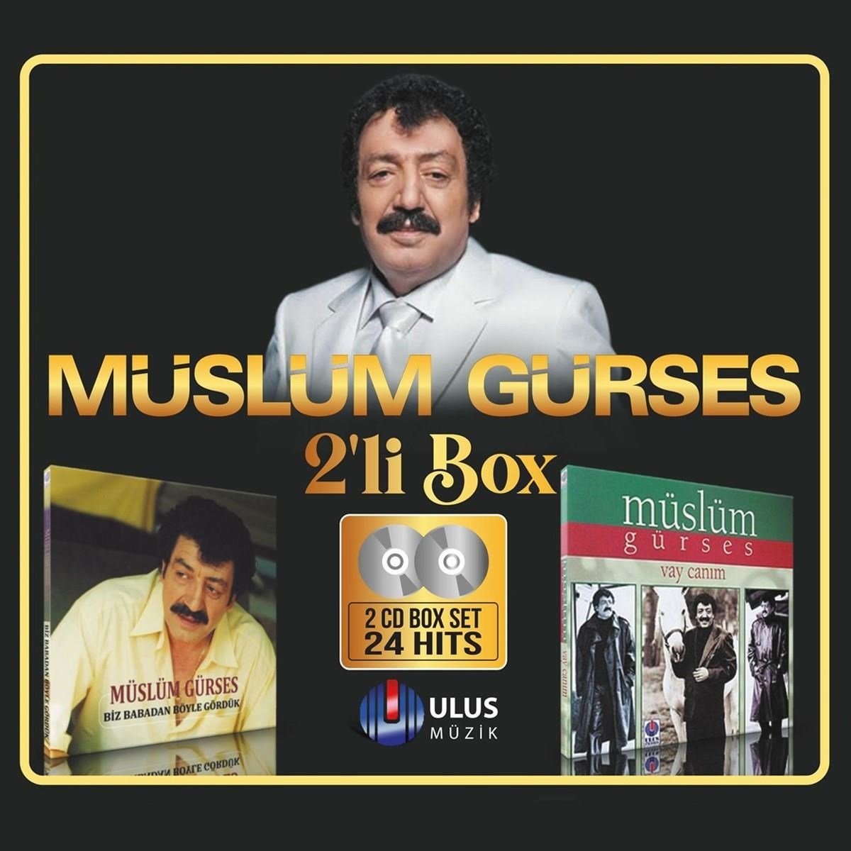 MÜSLÜM GÜRSES - 2'Lİ BOX (BİZ BABADAN BÖYLE GÖRDÜK/VAY CANIM) - 2CD DIGIPACK SIFIR