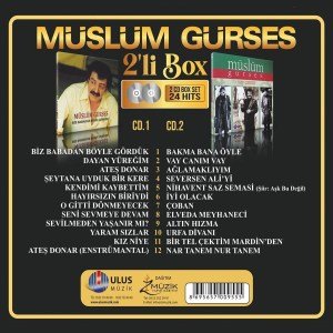 MÜSLÜM GÜRSES - 2'Lİ BOX (BİZ BABADAN BÖYLE GÖRDÜK/VAY CANIM) - 2CD DIGIPACK SIFIR