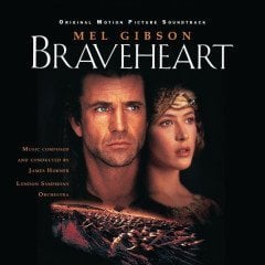 BRAVEHEART SOUNDTRACK - JAMES HORNER PERFORMED BY THE LONDON SYMPHONY ORCHESTRA (1995) - 2xLP 2017 SIFIR PLAK