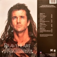 BRAVEHEART SOUNDTRACK - JAMES HORNER PERFORMED BY THE LONDON SYMPHONY ORCHESTRA (1995) - 2xLP 2017 SIFIR PLAK