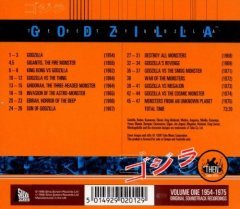 BEST OF GODZILLA 1954-1975 VOLUME ONE - SOUNDTRACK (1998) - CD 2.EL