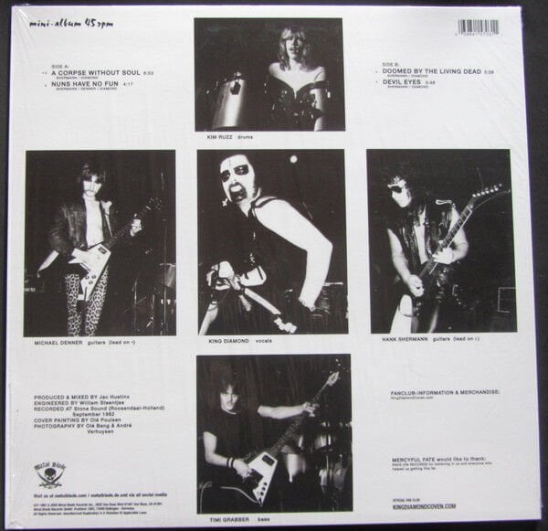 MERCYFUL FATE - MERCFUL FATE E.P. (1982) - LP 180GR 2020 BLACK VINYL EDITION SIFIR PLAK