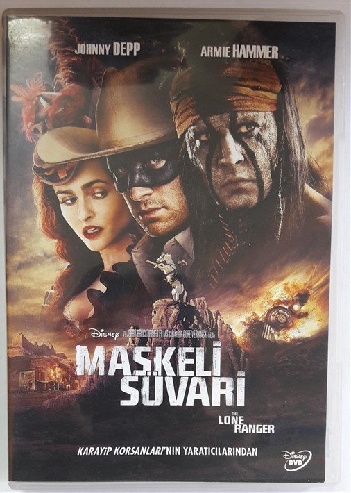 MASKELİ SÜVARİ - THE LONE RANGER - JOHNNY DEPP - ARMIE HAMMER - DVD 2.EL