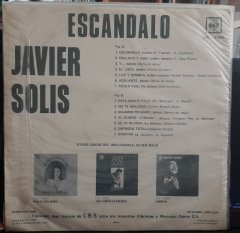 JAVIER SOLIS - ESCANDALO (1971) - PLAK 2.EL