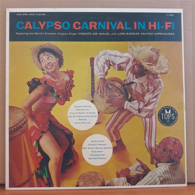 CALYPSO CARNIVAL IN HI-FI - ERNESTO SAN MIGUEL - LP 2.EL PLAK