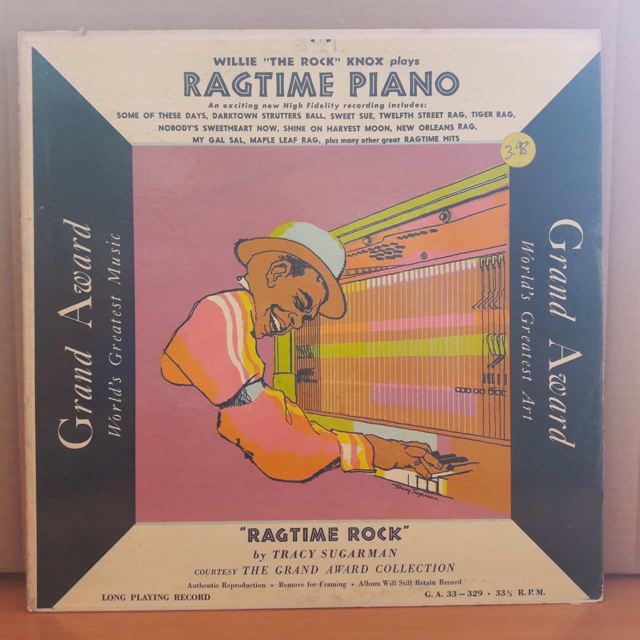 RAGTIME PIANO - TRACY SUGARMAN - LP 2.EL PLAK