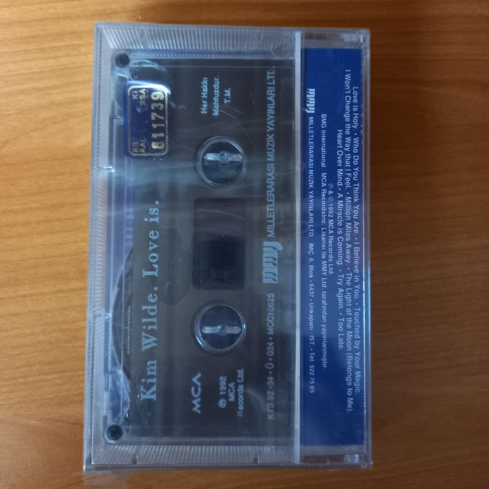 KIM WILDE - LOVE IS (1992) - KASET AMBALAJINDA SIFIR