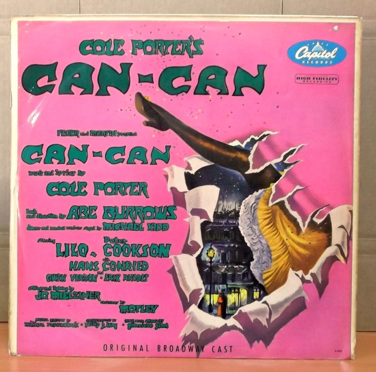 CAN-CAN COLE PORTER Musical LP 2.EL