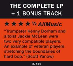 KENNY DORHAM - INTA SOMETHIN' (1962) - LP 180GR 2020 EDITION SIFIR PLAK