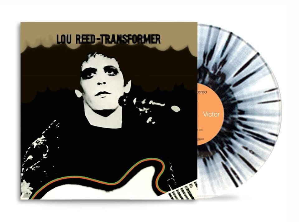 LOU REED - TRANSFORMER (1972) - LP 2025 BLACK & WHITE SPLATTER COLOURED EDITION SIFIR PLAK