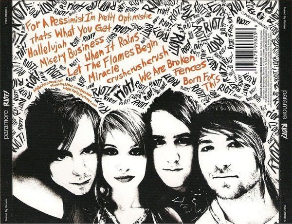 PARAMORE – RIOT! (2007) - CD JEWEL CASE AMBALAJINDA SIFIR
