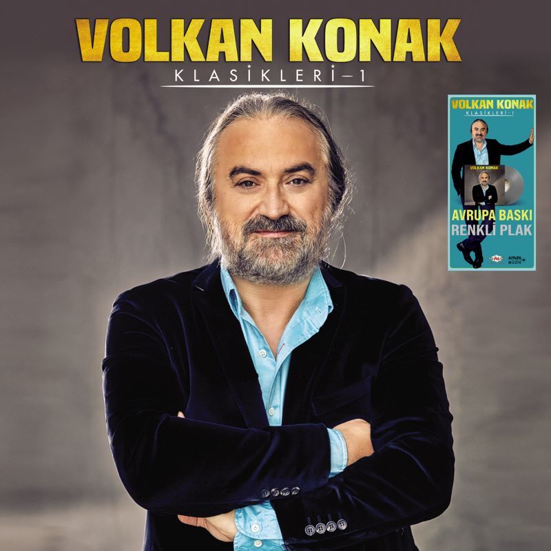 VOLKAN KONAK - KLASİKLERİ 1 - LP 2026 RENKLİ SIFIR PLAK